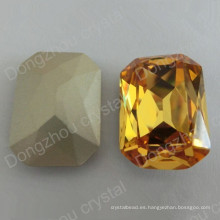 Accesorios de la joyería Crystal Octagon, Fancy Loose Diamond Stone Bead (DZ-3007)